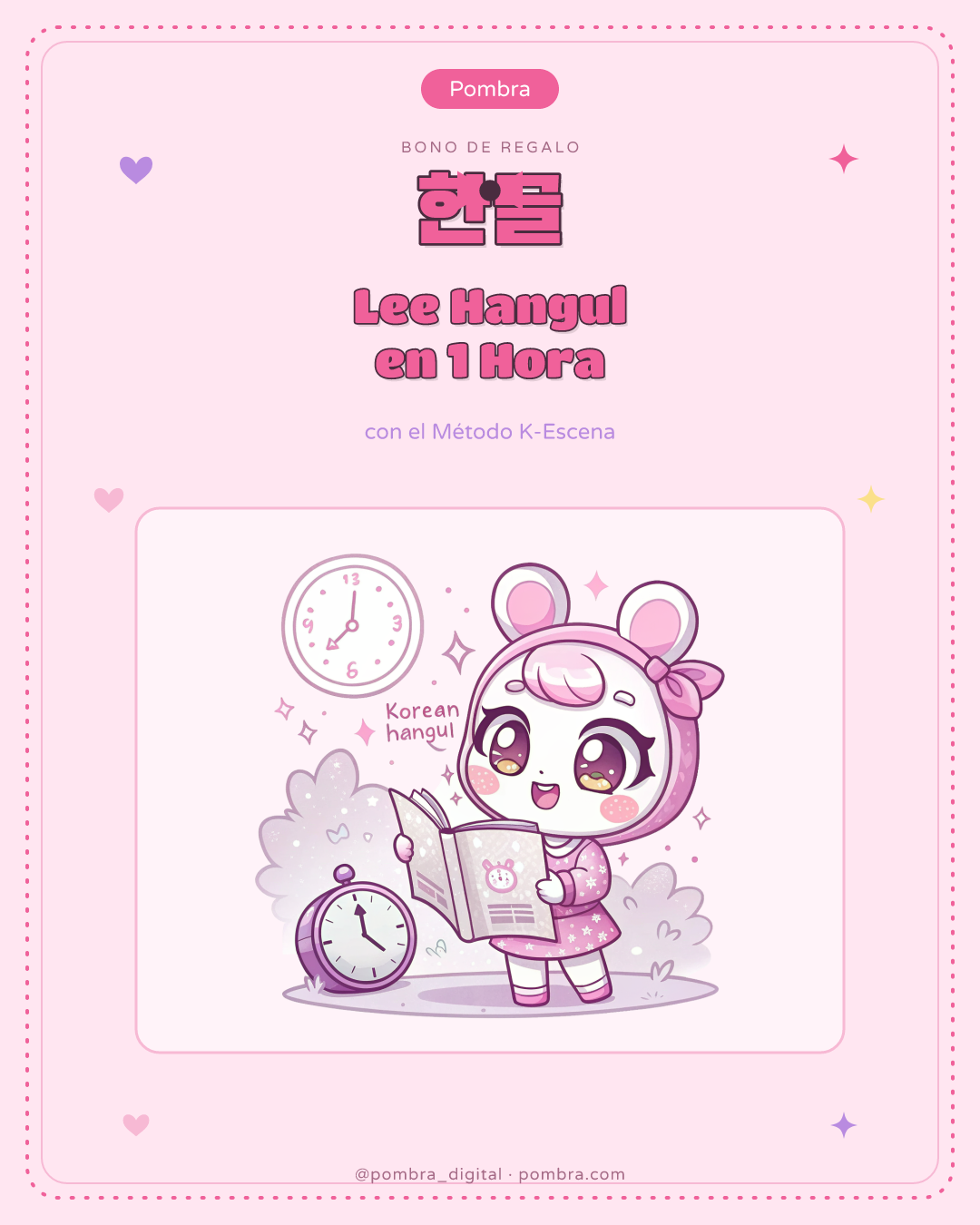 Mini-portada del bonus: Lee Hangul en 1 Hora con K-Escena